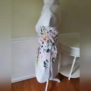 Ted Baker London Dresses Ted Baker White Floral Fit Flare